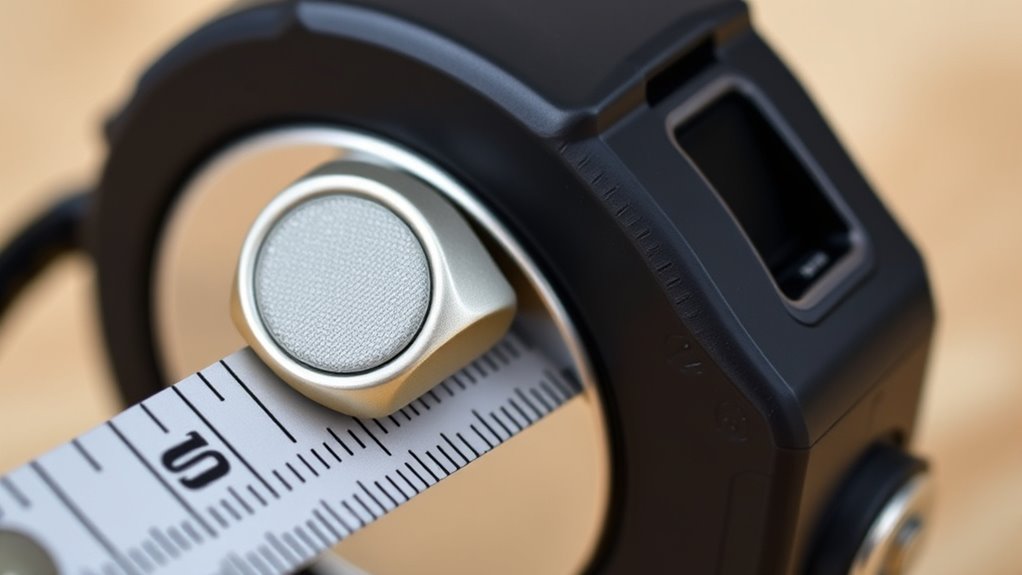 secure locking tape measure