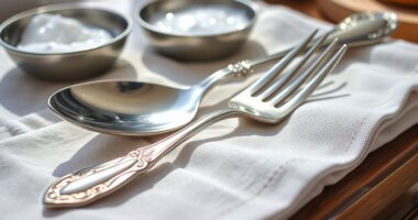 simple silverware cleaning method