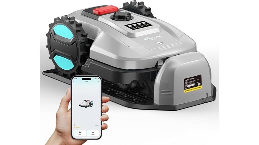 smart lawn mower app controlled