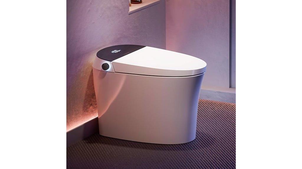 smart toilet with bidet