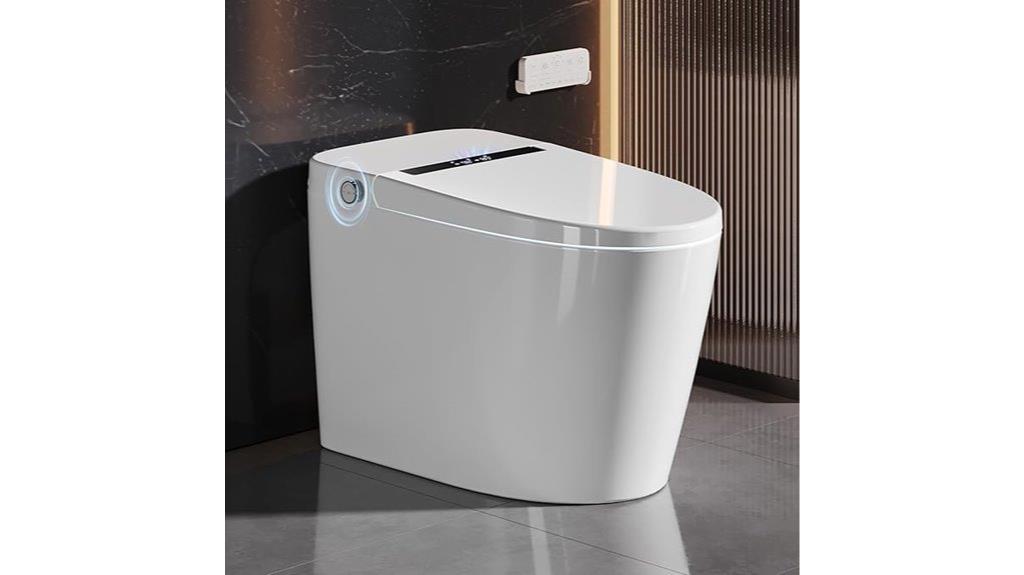 smart toilet with bidet