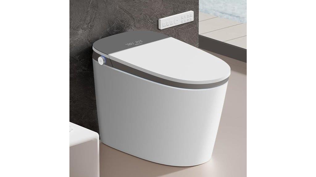 smart toilet with bidet