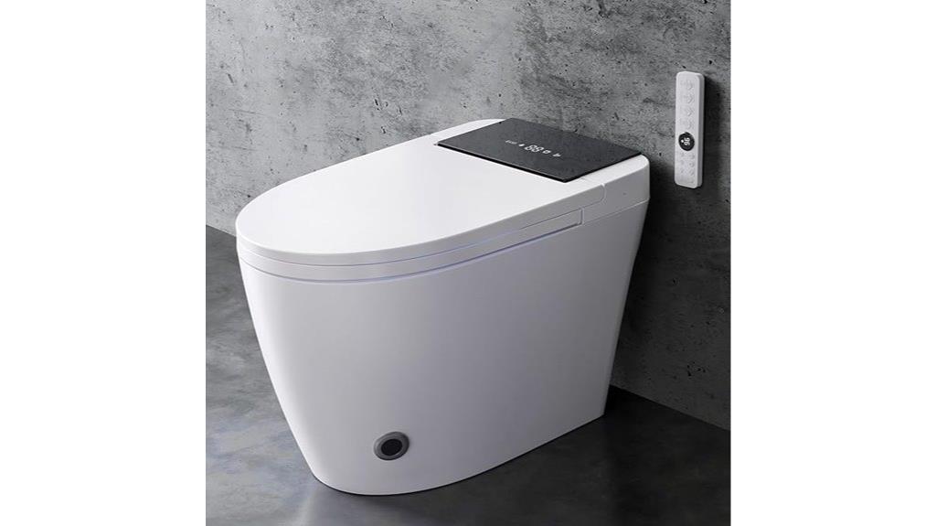 smart toilet with bidet