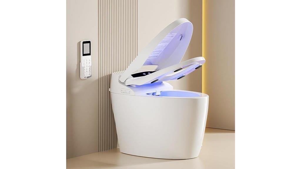 smart toilet with warm water