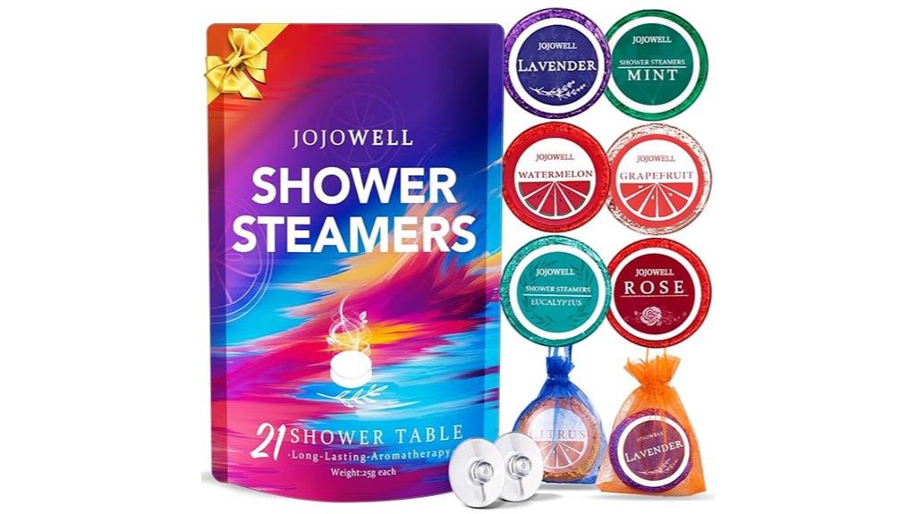 spa shower steamers gift set