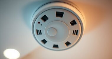 stopping smoke alarm chirping