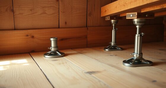 support bouncy floor effectively