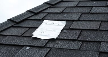 temporary roof leak fix