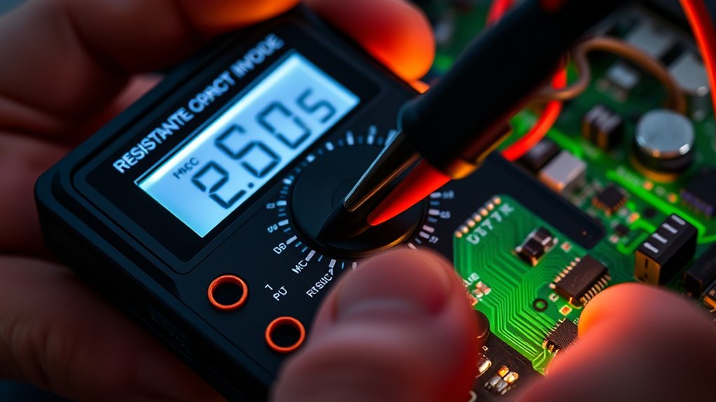 test circuit resistance accurately