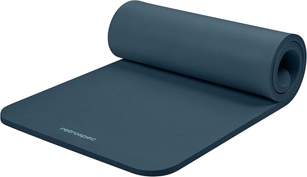 thick non slip yoga mat