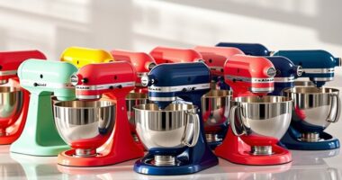 top kitchenaid mixer colors