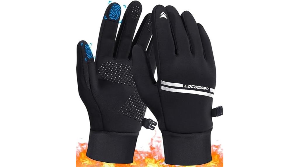 touchscreen windproof winter gloves