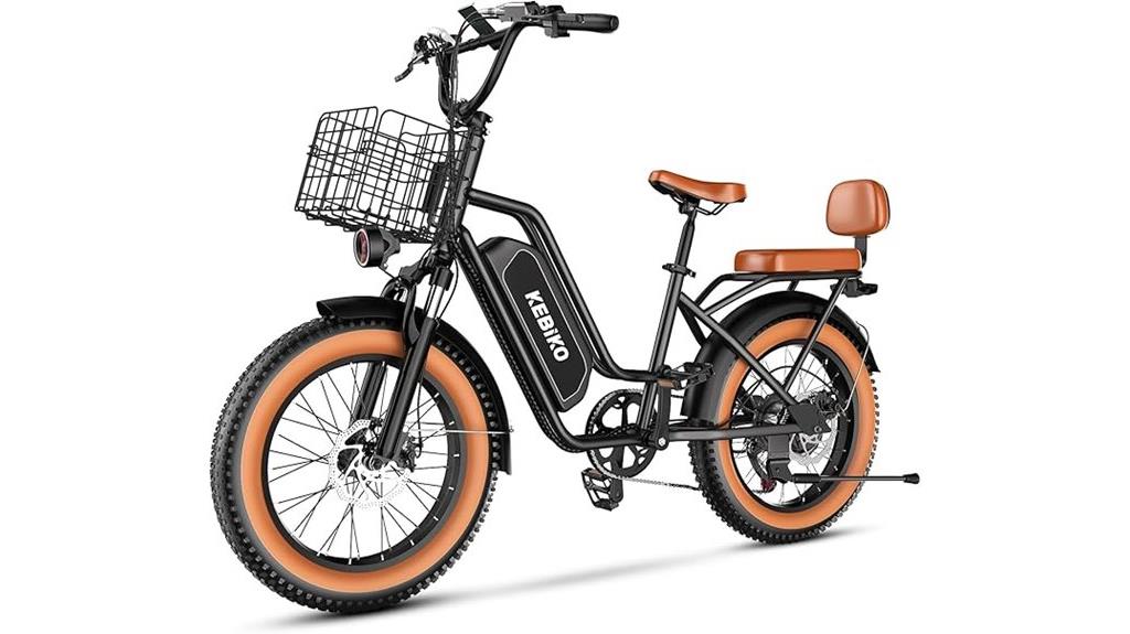 two seat electric fat bike