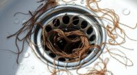 unclog bathtub hair drain
