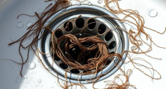 unclog bathtub hair drain