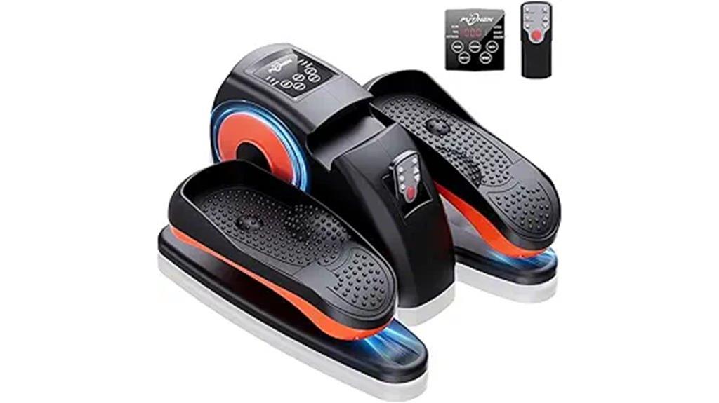 under desk elliptical controls