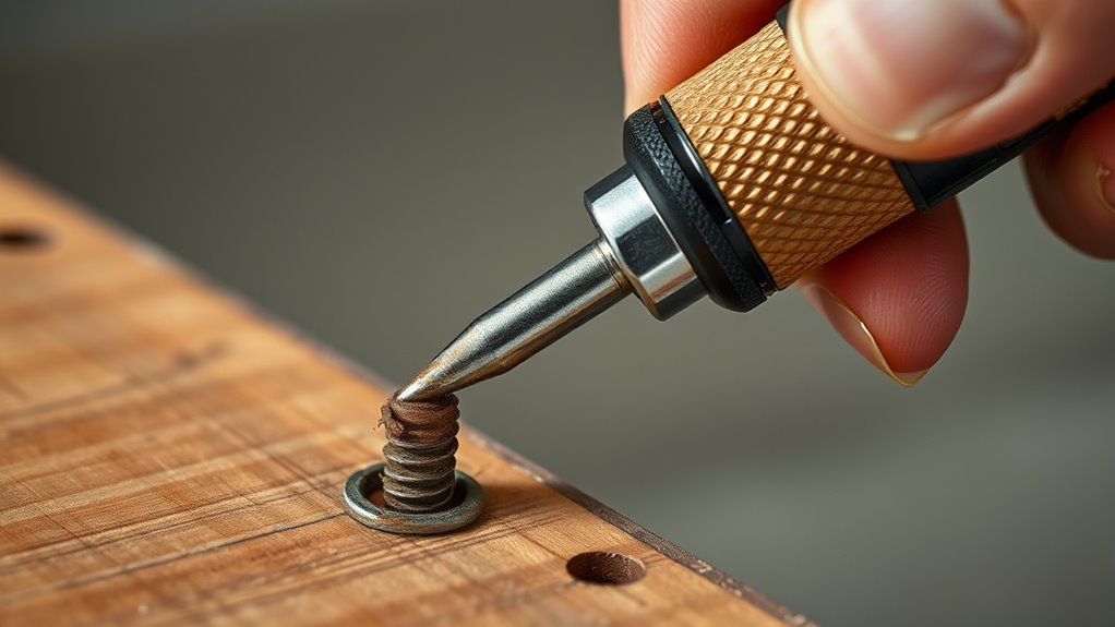 use proper screwdriver technique