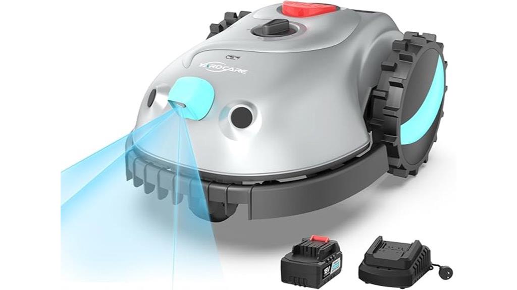 v100 mower with navigation