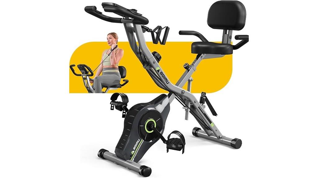 versatile foldable exercise bike