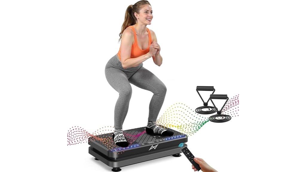vibration plate fitness machine