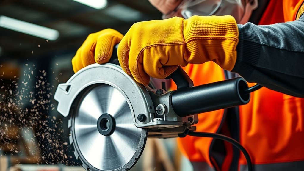 wear proper circular saw safety gear