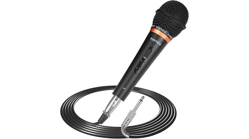 wireless handheld microphone with detachable xlr cable