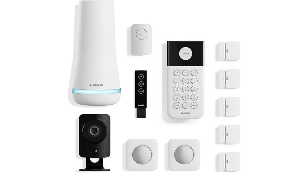 wireless security system with camera