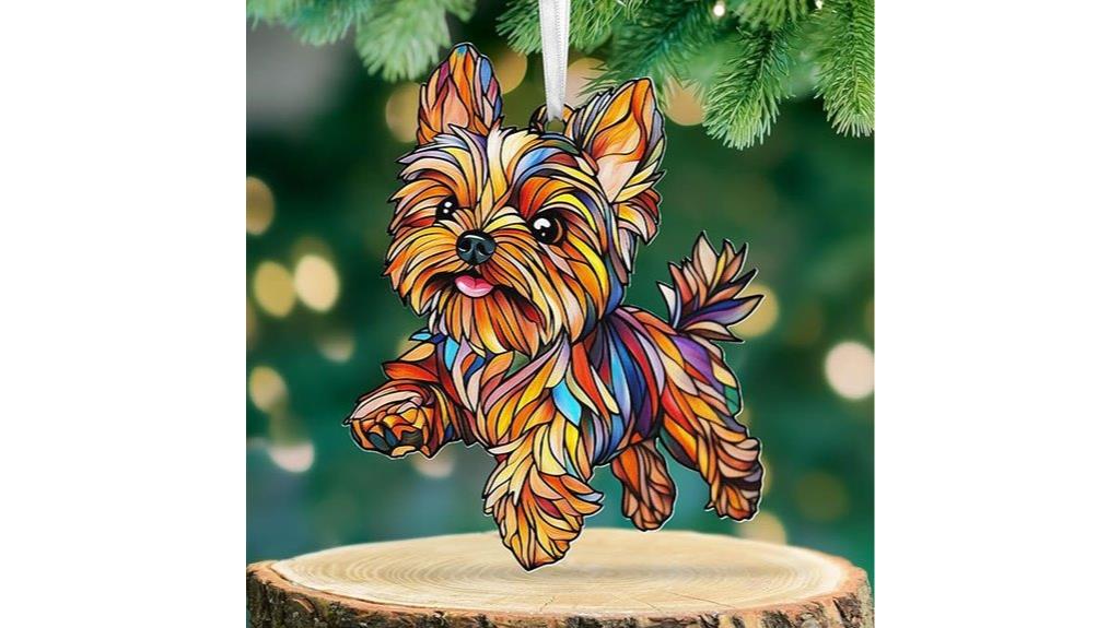 yorkie ornament for tree