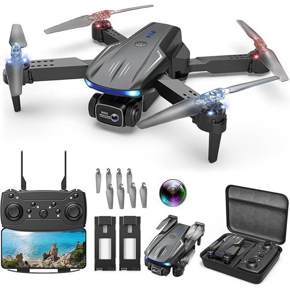 Foldable 1080P Camera Drone with Accessories for Beginners