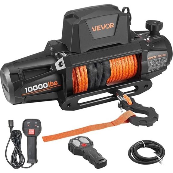 VEVOR 10,000 lb Electric Winch with Remote