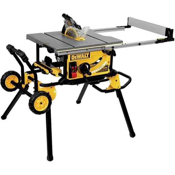 DEWALT 10-Inch Table Saw with Stand