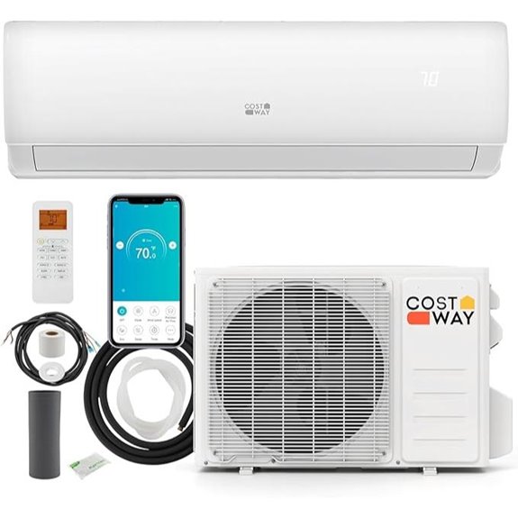 COSTWAY 11500 BTU Mini Split AC & Heater System