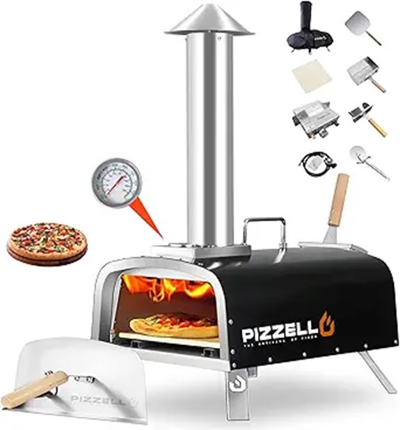 12 inch multi fuel pizza oven