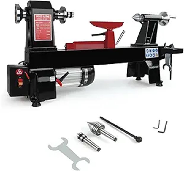 12x20 inch steel lathe