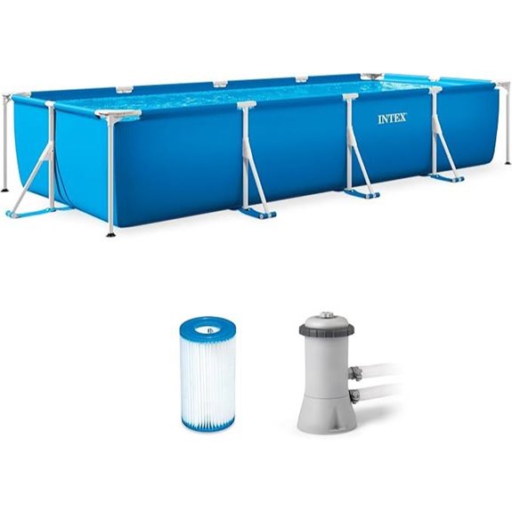 14ft x 33in rectangular pool