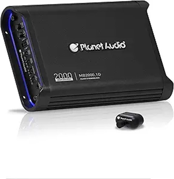Planet Audio MB2000.1D Car Amplifier (2000W Monoblock)