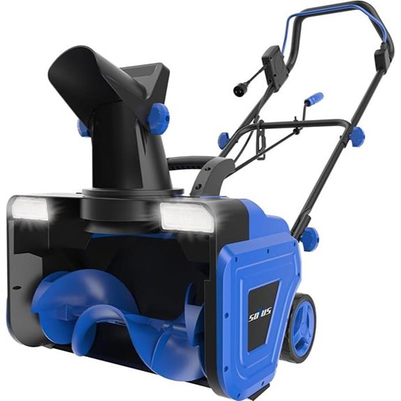SOYUS 20-Inch Electric Snow Blower with LED Lights