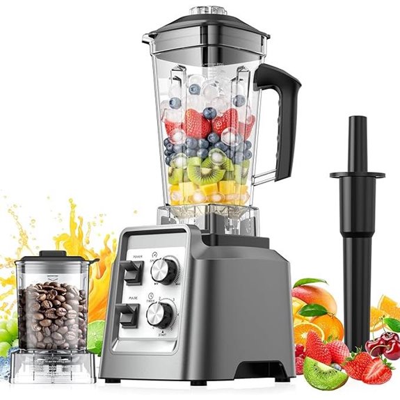 Countertop Blender with Grinder 20oz 28000 RPM