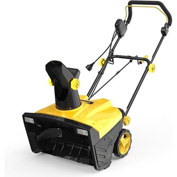21-Inch 15-Amp Corded Snow Blower with Lights