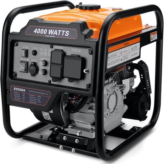 Power Equipment 4000W Inverter Generator Portable Gas Powered