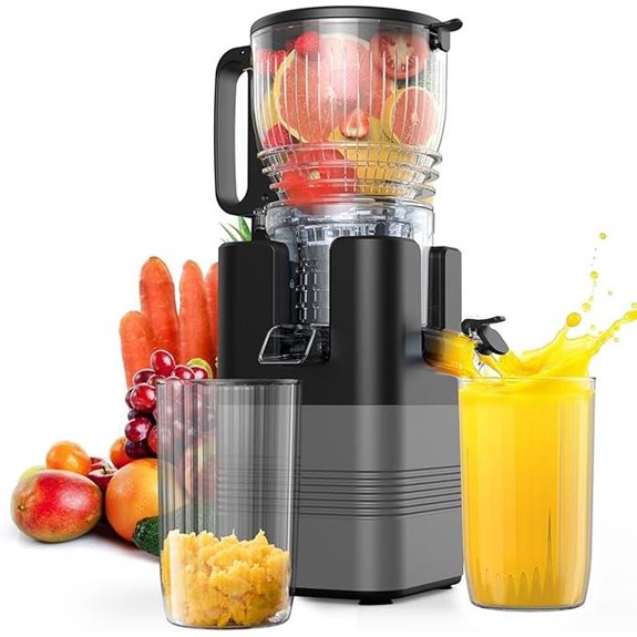 Airpher 400W Slow Masticating Juicer with Wide Feed