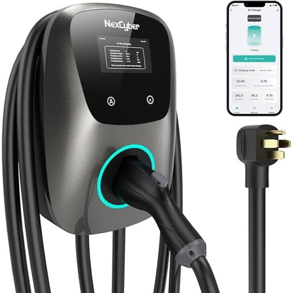 Level 2 EV Charger with WiFi 48Amp 25ft