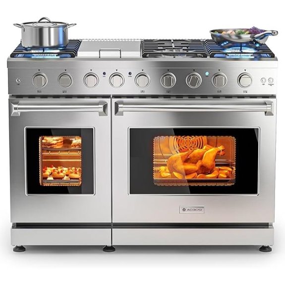 48 inch gas range