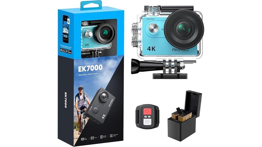 4k30fps 20mp action camera