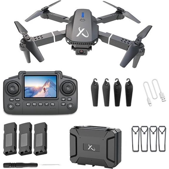 Falcon X Camera Drone with 4K & Accessories