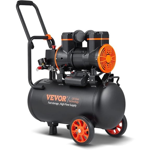 VEVOR 6.3 Gallon Oil-Free Air Compressor