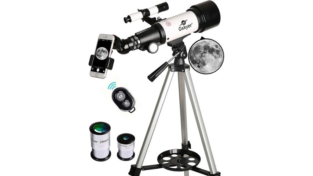70mm refracting telescope kit
