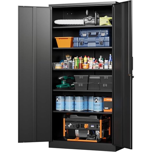 72 inch lockable metal cabinets