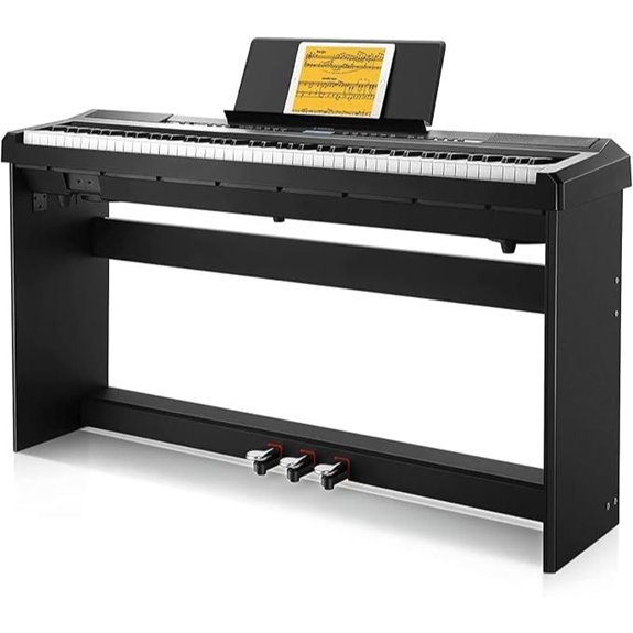 88 key digital piano stand