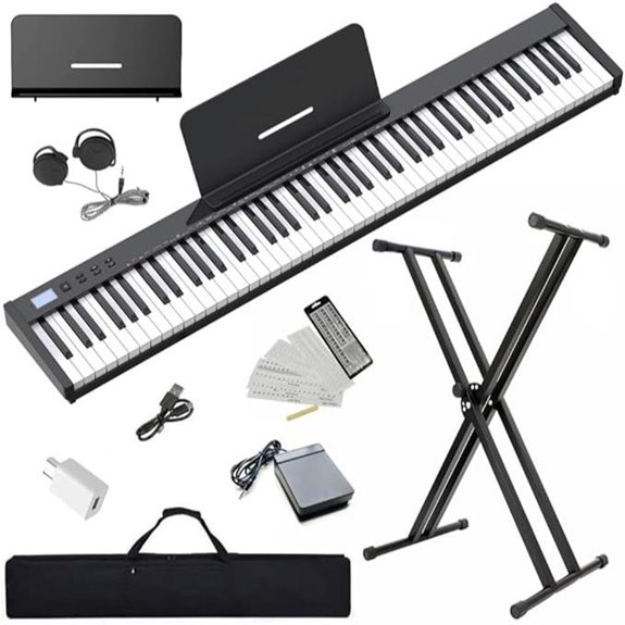88 key portable digital piano